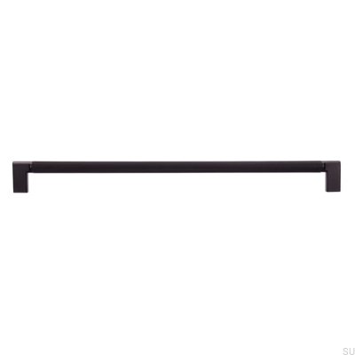 Puxador de móvel oblongo 2457 320 Metal Black Mat