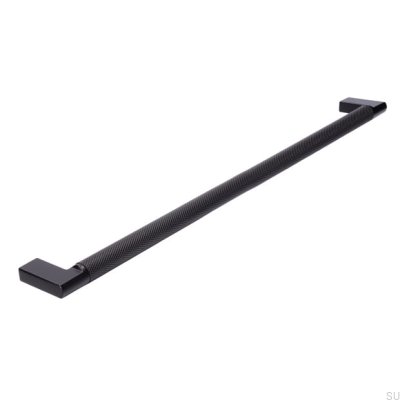 Puxador de móvel oblongo 2457 320 Metal Black Mat