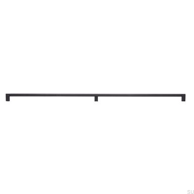 Puxador de móvel oblongo 2457 750 Metal Black Mat
