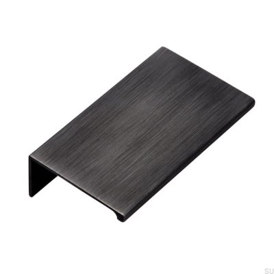 Puxador de borda para móveis 2446 48 Antique Silver Brushed