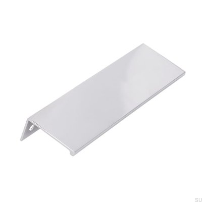 Puxador de borda para móveis 2446 128 Cromo polido