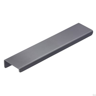 Puxador de borda para móveis 2372 160 Antracite aço inoxidável