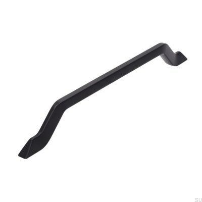 Puxador de móvel oblongo 2471 224 Metal Black Mat
