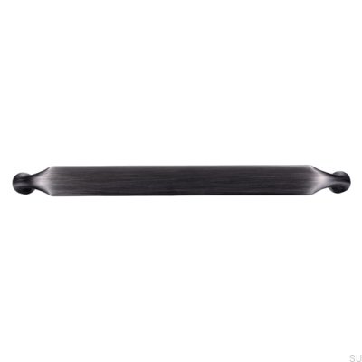 Puxador de móvel oblongo 2442 160 Antique Silver Brushed