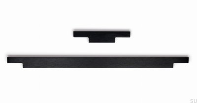 Puxador de borda para móveis Linear 797-1 Metal Black Mat