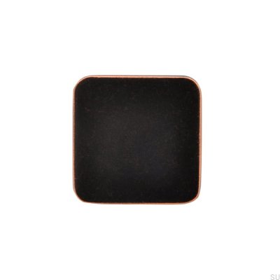 Maçaneta para móveis 2438 32 Cobre antigo preto
