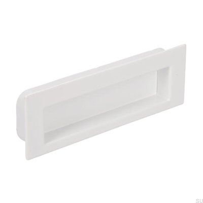 Puxador embutido para móveis 2382 Metal White