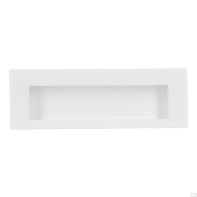 Puxador embutido para móveis 2382 Metal White
