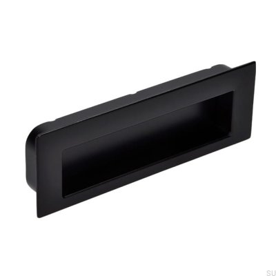 Puxador embutido para móveis 2382 Metal Black Mat