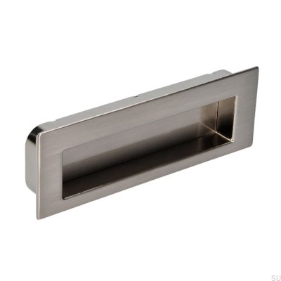 Puxador para móveis embutidos 2382 Silver Brushed