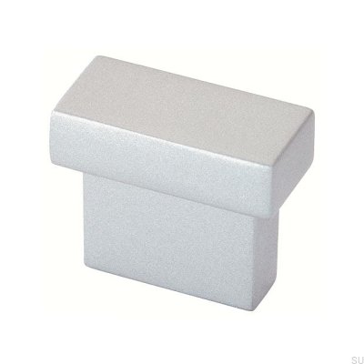 Puxador de móvel oblongo 1595 16 Matt Silver