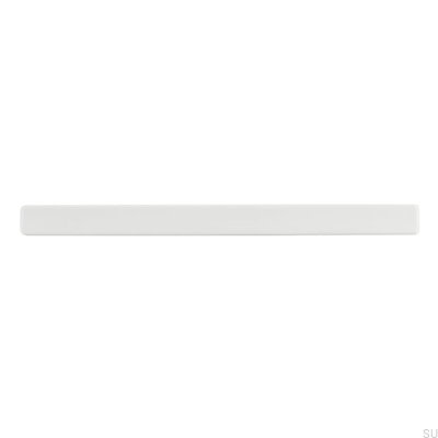 Puxador de móvel oblongo 2108 96 Branco Metal