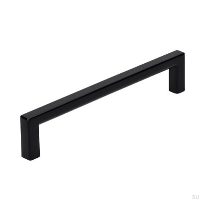 Puxador de móvel oblongo 2108 128 Metal Black Mat