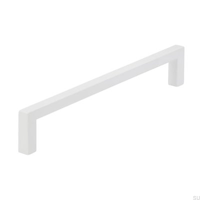 Puxador de móvel oblongo 2108 160 Branco Metal