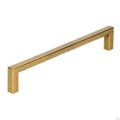 Puxador para móveis oblongo 2108 160 Ouro Antigo