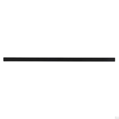 Puxador de móvel oblongo 2108 224 Metal Black Mat
