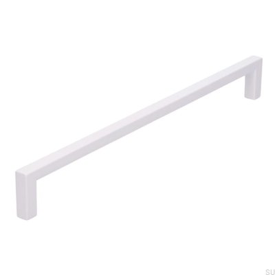 Puxador de móvel alongado 2108 224 Metal Branco Matt Lacado
