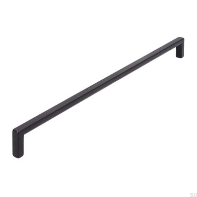 Puxador de móvel oblongo 2108 320 Metal Black Mat