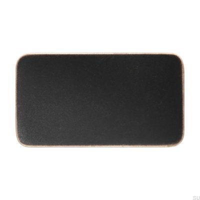 Maçaneta para móveis 2411 cobre antigo preto