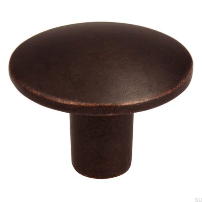 Maçaneta para móveis 2087F de cobre antigo preto