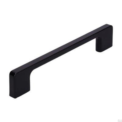 Puxador de móvel oblongo 2027 160 Metal Black Mat