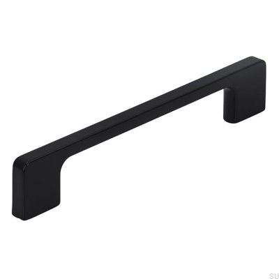Puxador de móvel oblongo 2027 192 Metal Black Mat