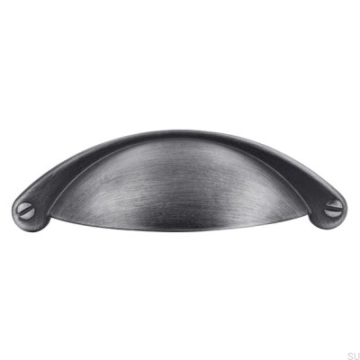Puxador para móveis Shell 1761 64 Antique Silver Brushed