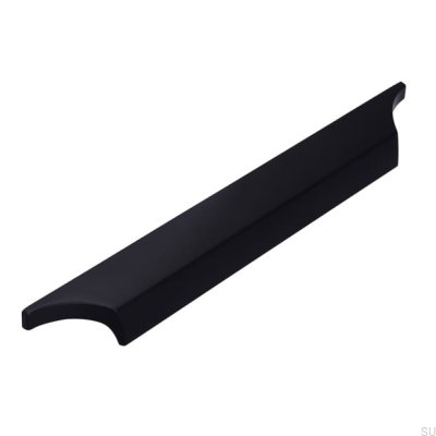 Puxador de móvel oblongo 2454 160 Metal Black Mat
