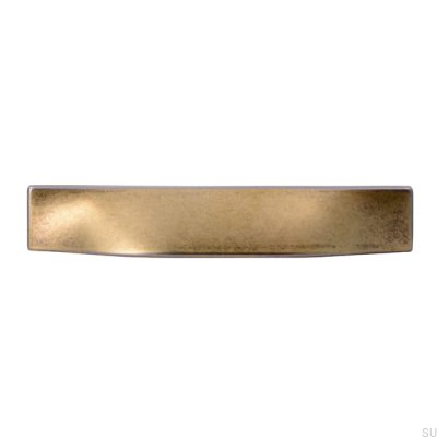 Puxador de móveis Shell 2447 64 em ouro antigo