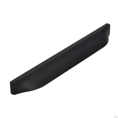 Puxador de móvel oblongo 2447 160 Metal Black Mat