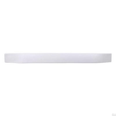 Puxador de móvel oblongo 2447 160 Metal White Mat