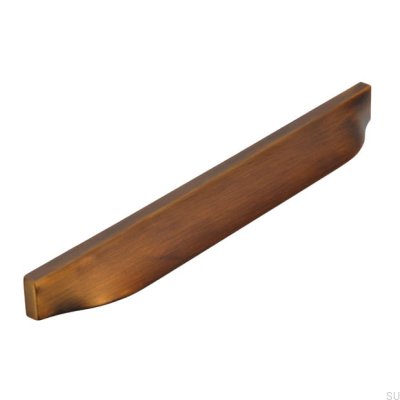 Puxador de móvel oblongo 2447 160 Antique Gold Brushed