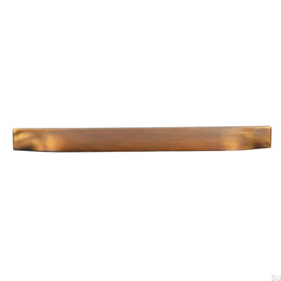 Puxador de móvel oblongo 2447 160 Antique Gold Brushed