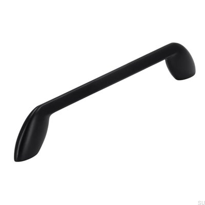 Puxador de móveis oblongo 2392 160 Metal Black Mat