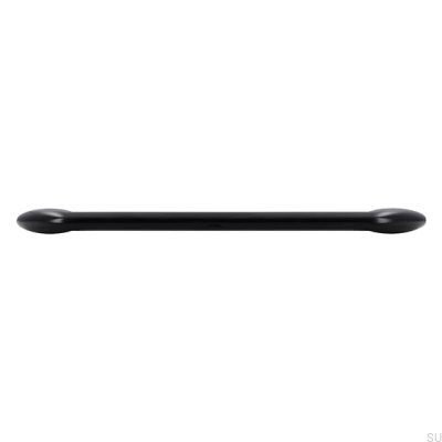 Puxador de móveis oblongo 2392 160 Metal Black Mat