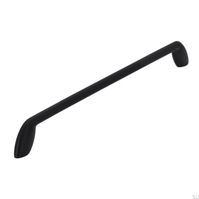 Puxador para móveis oblongo 2392 320 Metal Black Mat