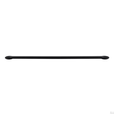 Puxador para móveis oblongo 2392 320 Metal Black Mat