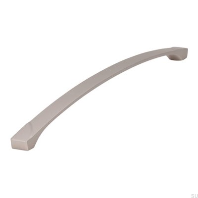 Puxador de móvel oblongo 2414 320 Silver Brushed