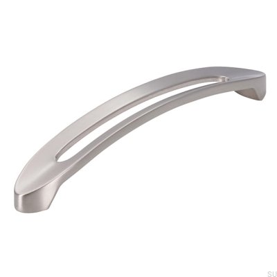 Puxador de móvel oblongo 2374 160 Silver Brushed