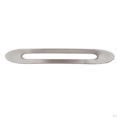 Puxador de móvel oblongo 2374 160 Silver Brushed