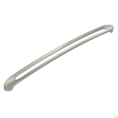 Puxador de móvel oblongo 2374 320 Silver Brushed