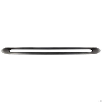 Puxador de móvel oblongo 2374 320 Antique Silver Brushed