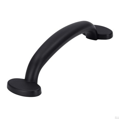 Puxador de móvel oblongo 1534 96 Metal Black Mat