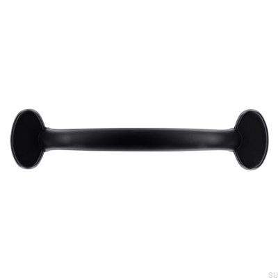 Puxador de móvel oblongo 1534 96 Metal Black Mat