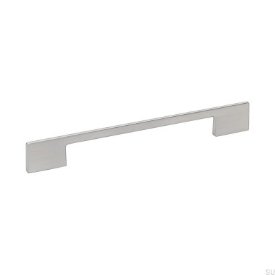 Puxador de móvel longo Laia Mini 160/192 prata escovado
