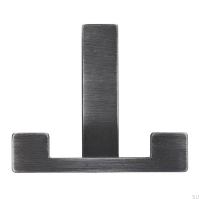 Suporte de parede 2325 32 antigo prateado escovado