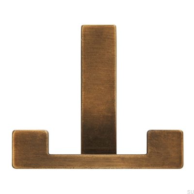 Cabide de parede 2325 32 antigo dourado escovado