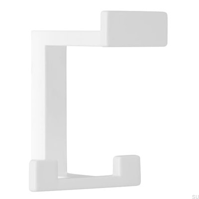 Suporte de parede 2324 32 branco metálico