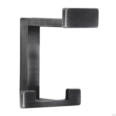 Suporte de parede 2324 32 antigo prateado escovado