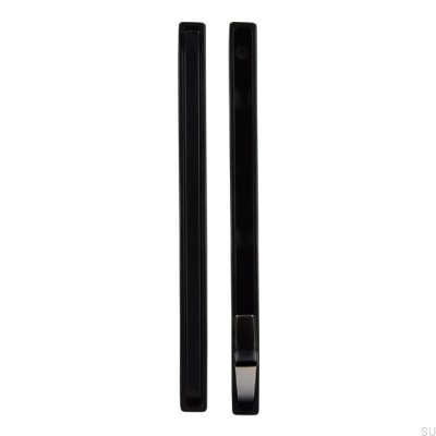 Cabide de encastrar para móveis 2227 64 Metal Preto Mate